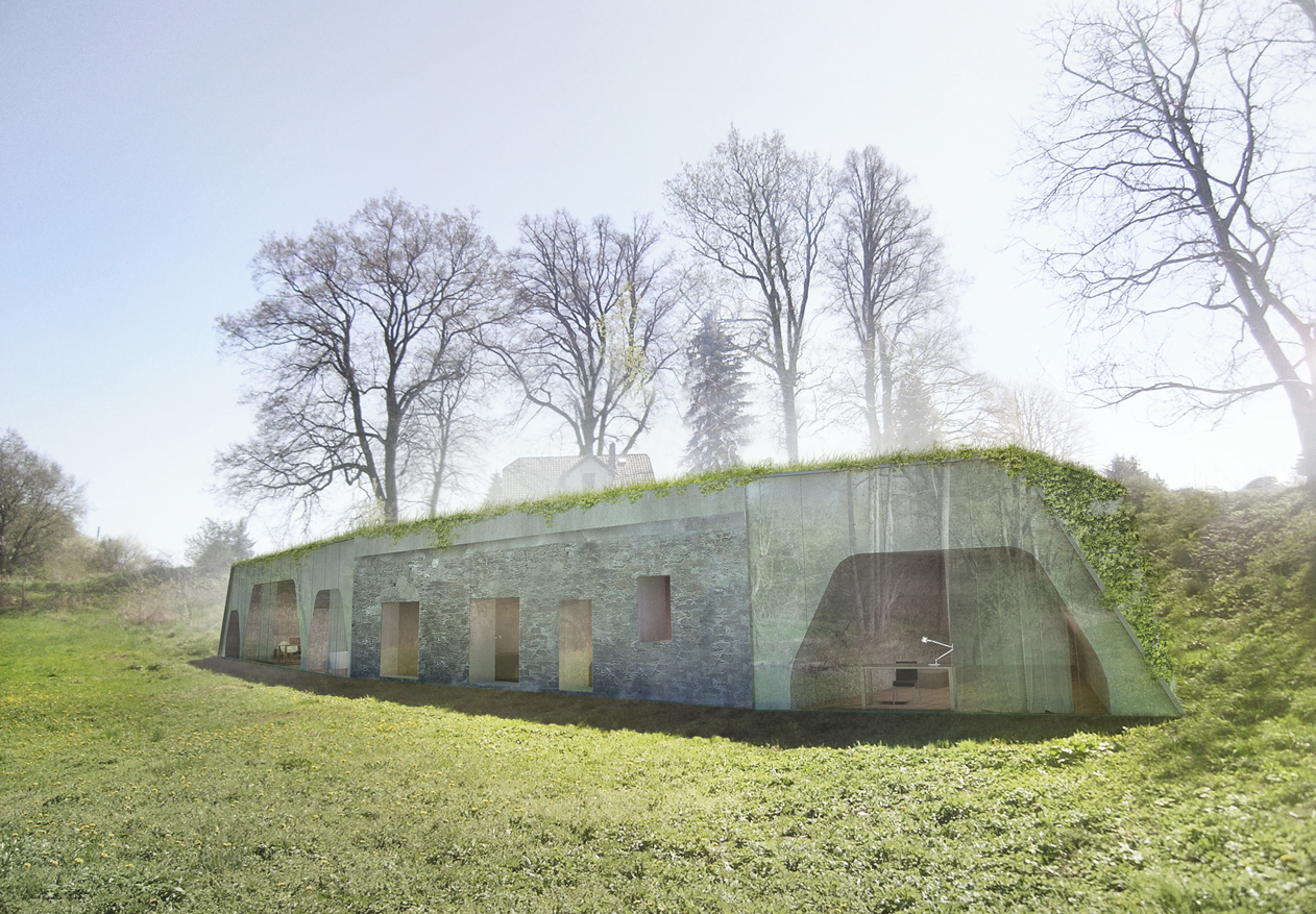 DŮM VE ZLOMU, DOBŘEJOVICE, studie