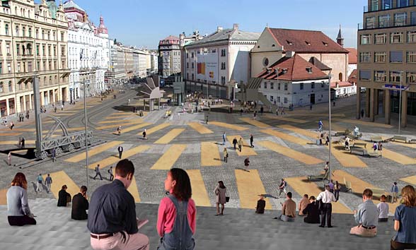 ÚPRAVY NÁMĚSTÍ REPUBLIKY V PRAZE, studie