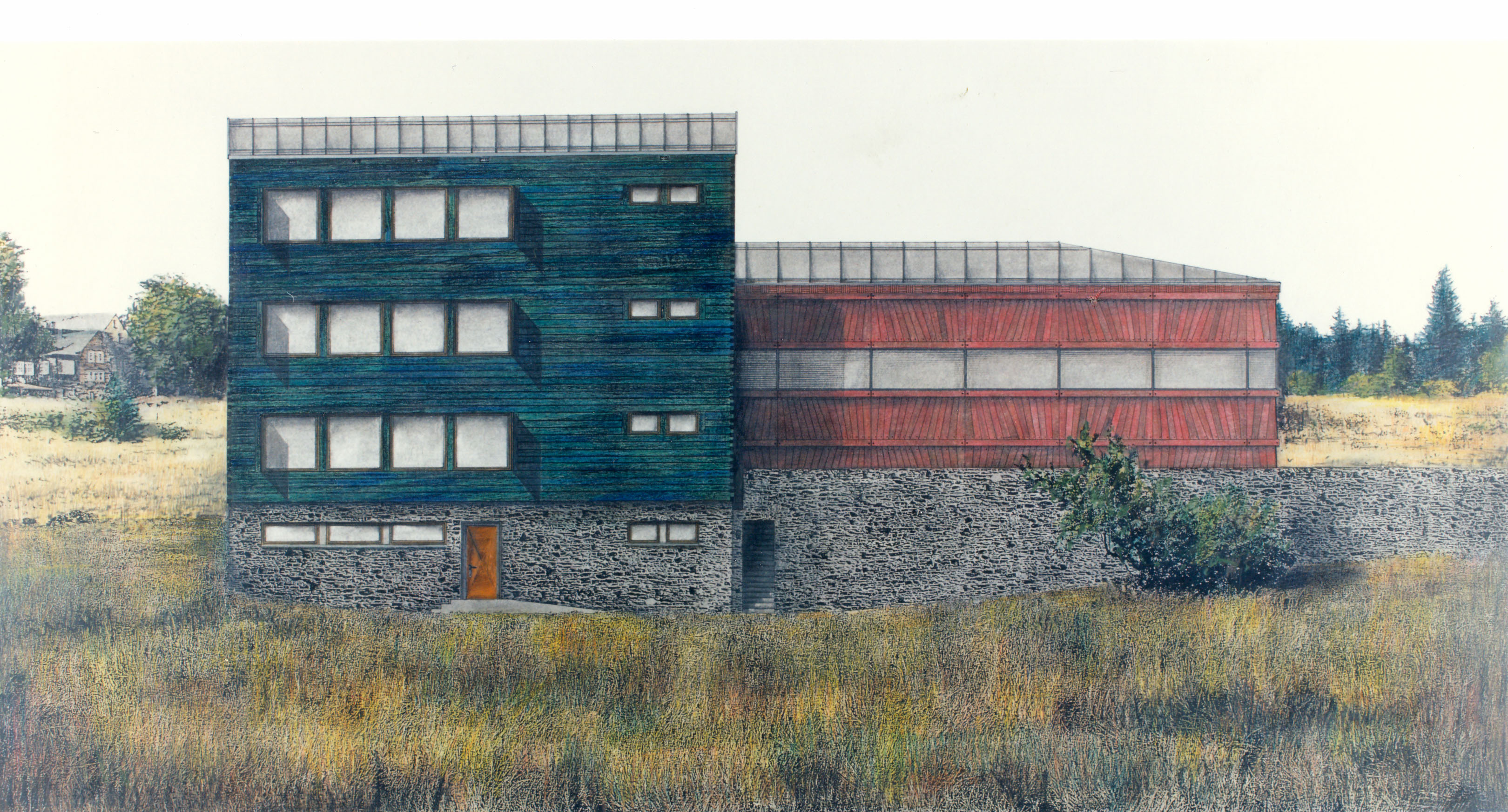 OBECNÍ ŠKOLA V BEDŘICHOVĚ V JIZERSKÝCH HORÁCH, studie