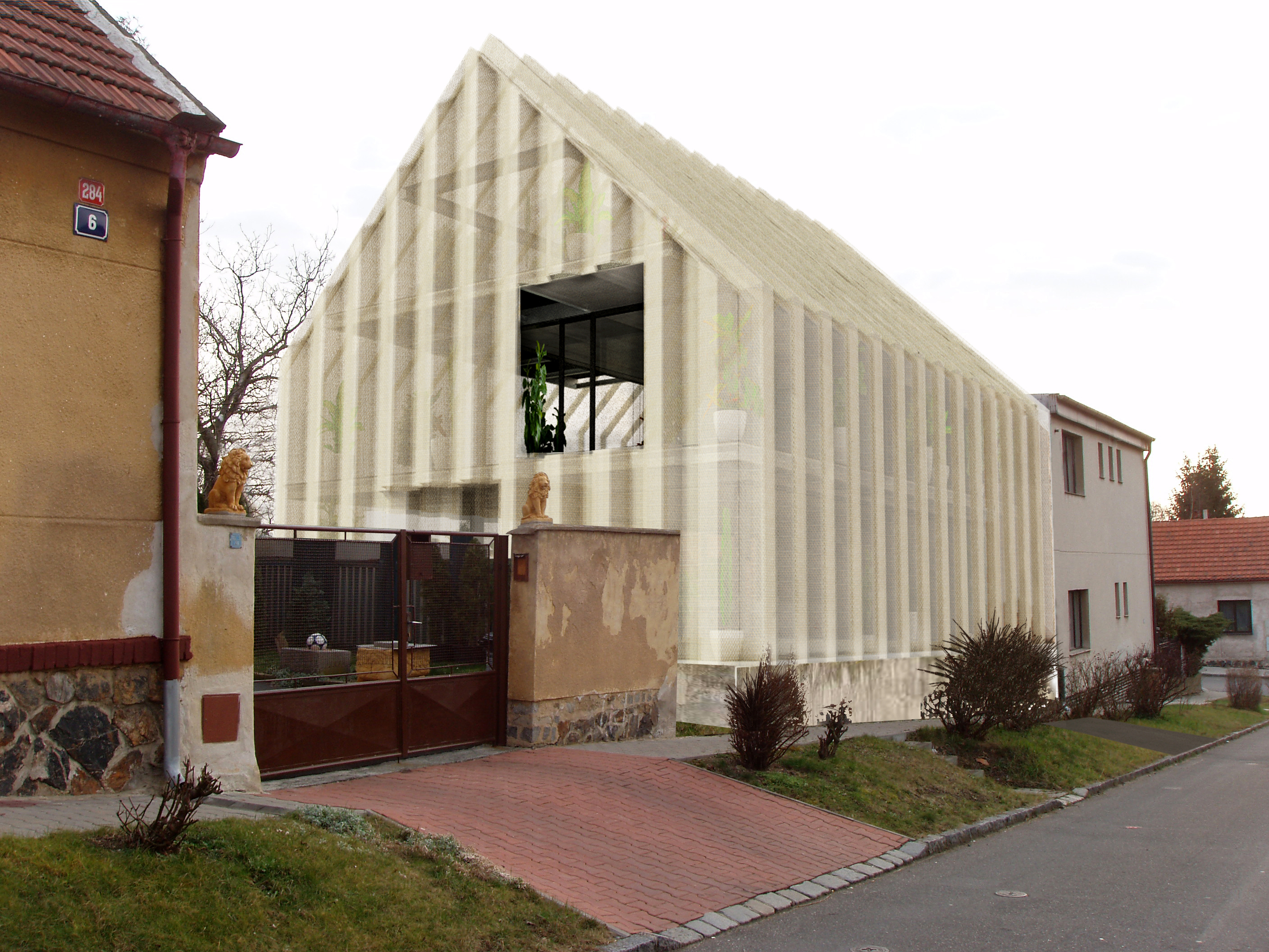 DŮM - ZAHRADA V DOLNÍCH CHABRECH, stavební povolení 2010