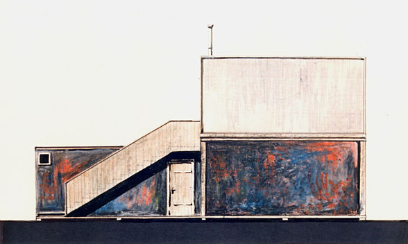 TRUHLÁŘSKÁ DÍLNA - LOUŇOVICE U ŘÍČAN, studie