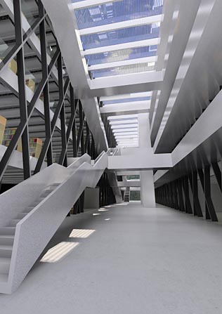 KNIHOVNICKO INFORMAČNÍ CENTRUM V HRADCI KRÁLOVÉ, architektonická soutěž