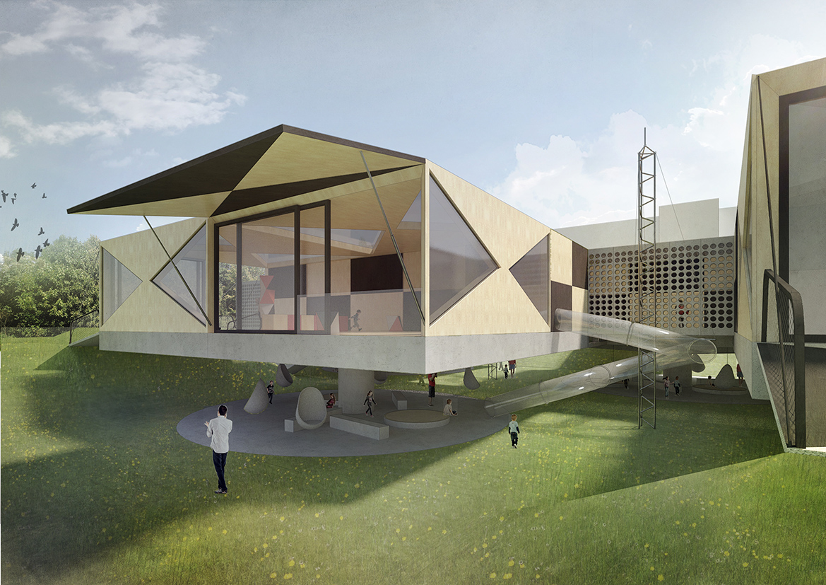 MATEŘSKÁ ŠKOLKA KOVÁŘSKÁII, PRAHA, studie